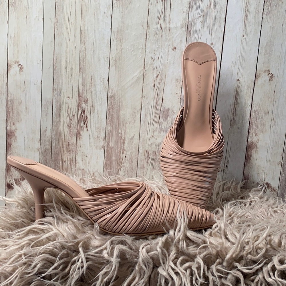 Tony Bianca Mule Heels